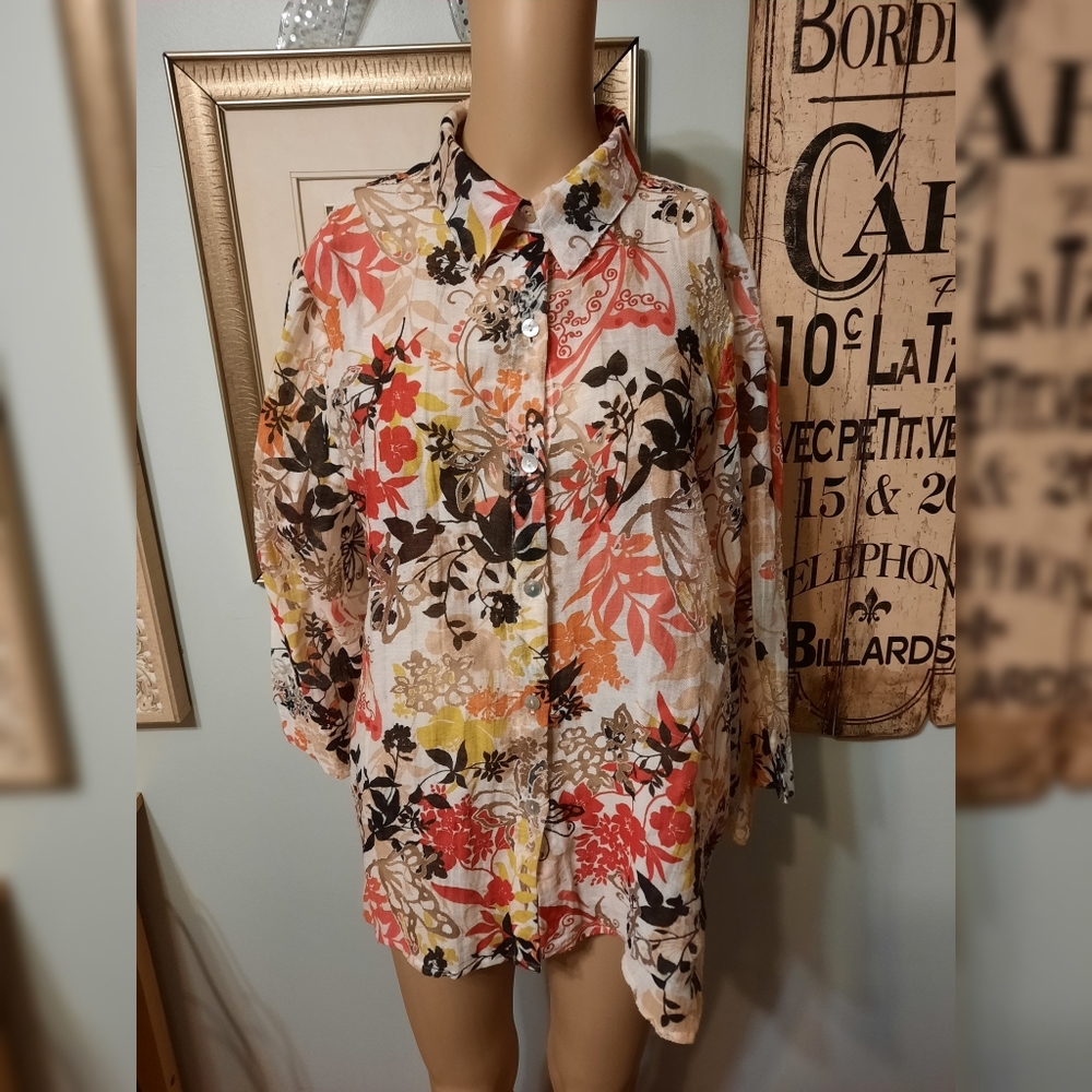 Alfred Dunner floral top